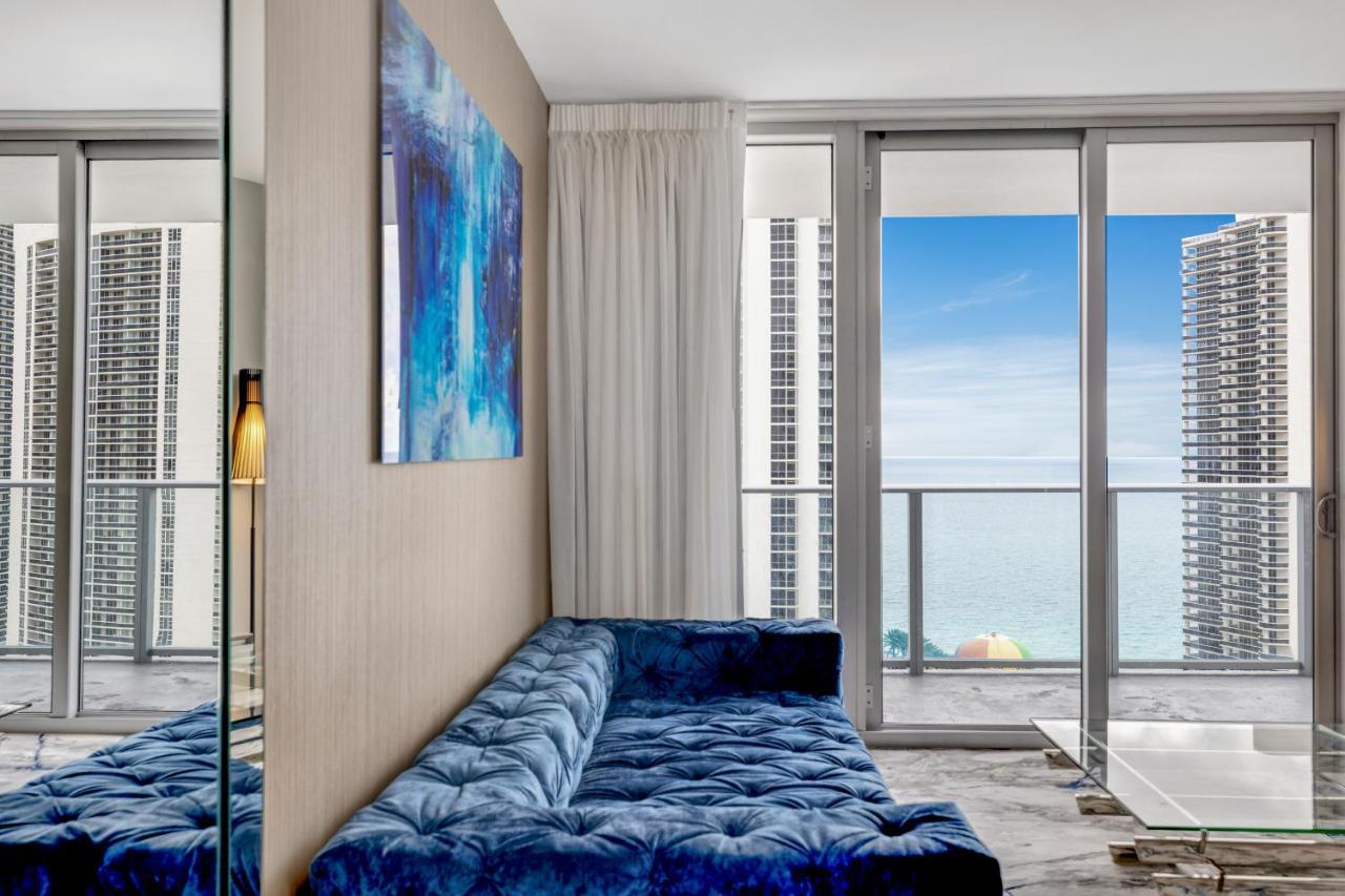 Hyde House - Luxury Waterfront 2Br 2Ba Apartment Suite With Direct Ocean View, Roof Top Pool, Resort Amenities 할리우드 외부 사진