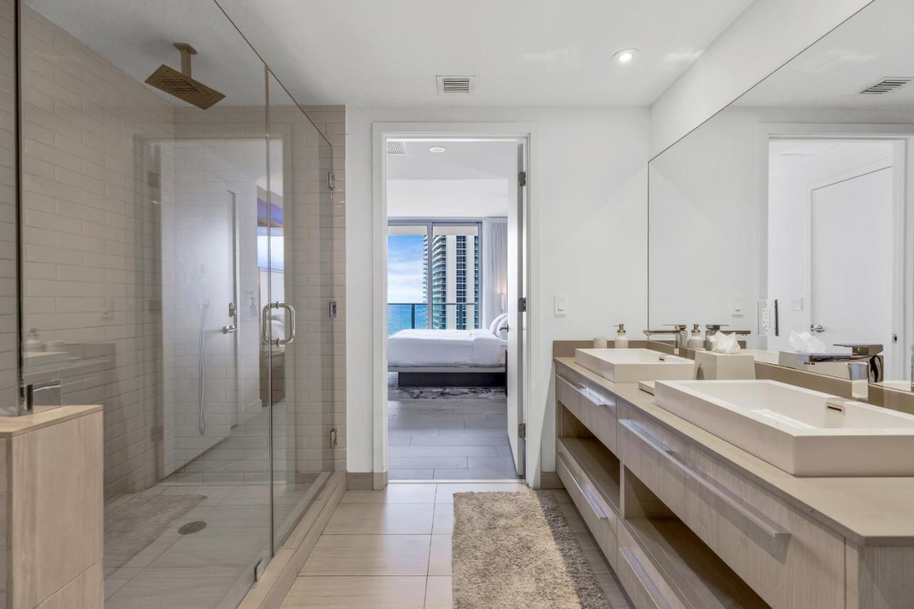 Hyde House - Luxury Waterfront 2Br 2Ba Apartment Suite With Direct Ocean View, Roof Top Pool, Resort Amenities 할리우드 외부 사진