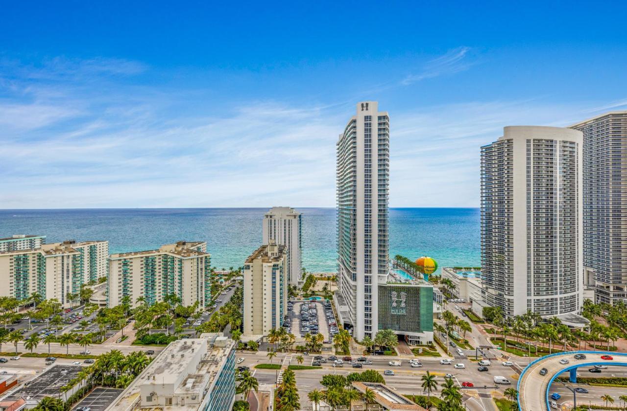 Hyde House - Luxury Waterfront 2Br 2Ba Apartment Suite With Direct Ocean View, Roof Top Pool, Resort Amenities 할리우드 외부 사진