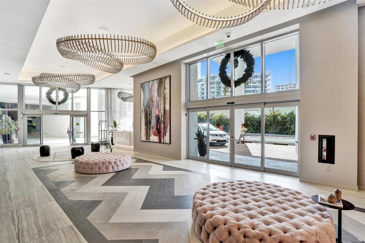 Hyde House - Luxury Waterfront 2Br 2Ba Apartment Suite With Direct Ocean View, Roof Top Pool, Resort Amenities 할리우드 외부 사진
