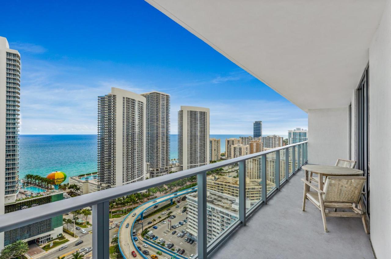 Hyde House - Luxury Waterfront 2Br 2Ba Apartment Suite With Direct Ocean View, Roof Top Pool, Resort Amenities 할리우드 외부 사진