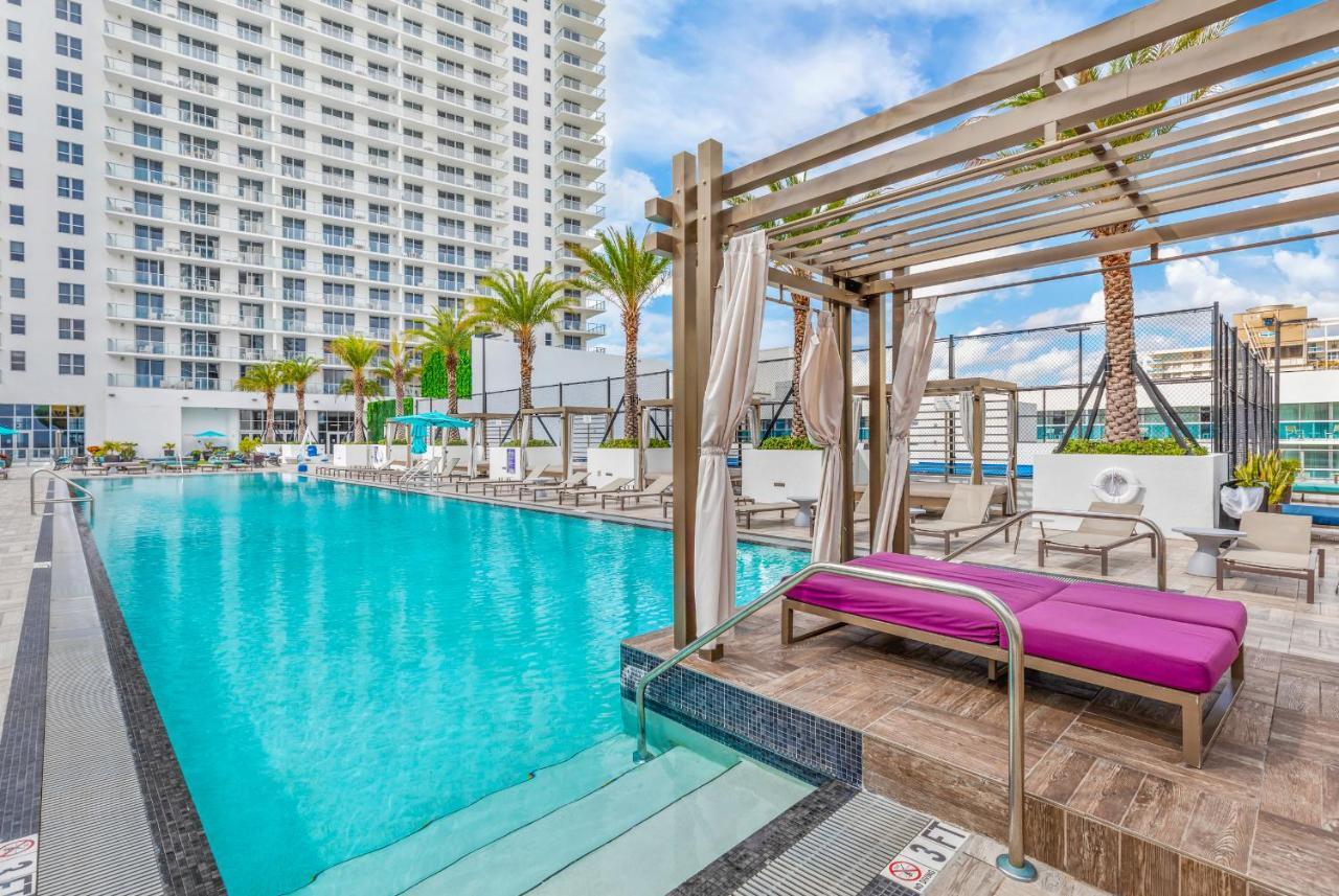 Hyde House - Luxury Waterfront 2Br 2Ba Apartment Suite With Direct Ocean View, Roof Top Pool, Resort Amenities 할리우드 외부 사진