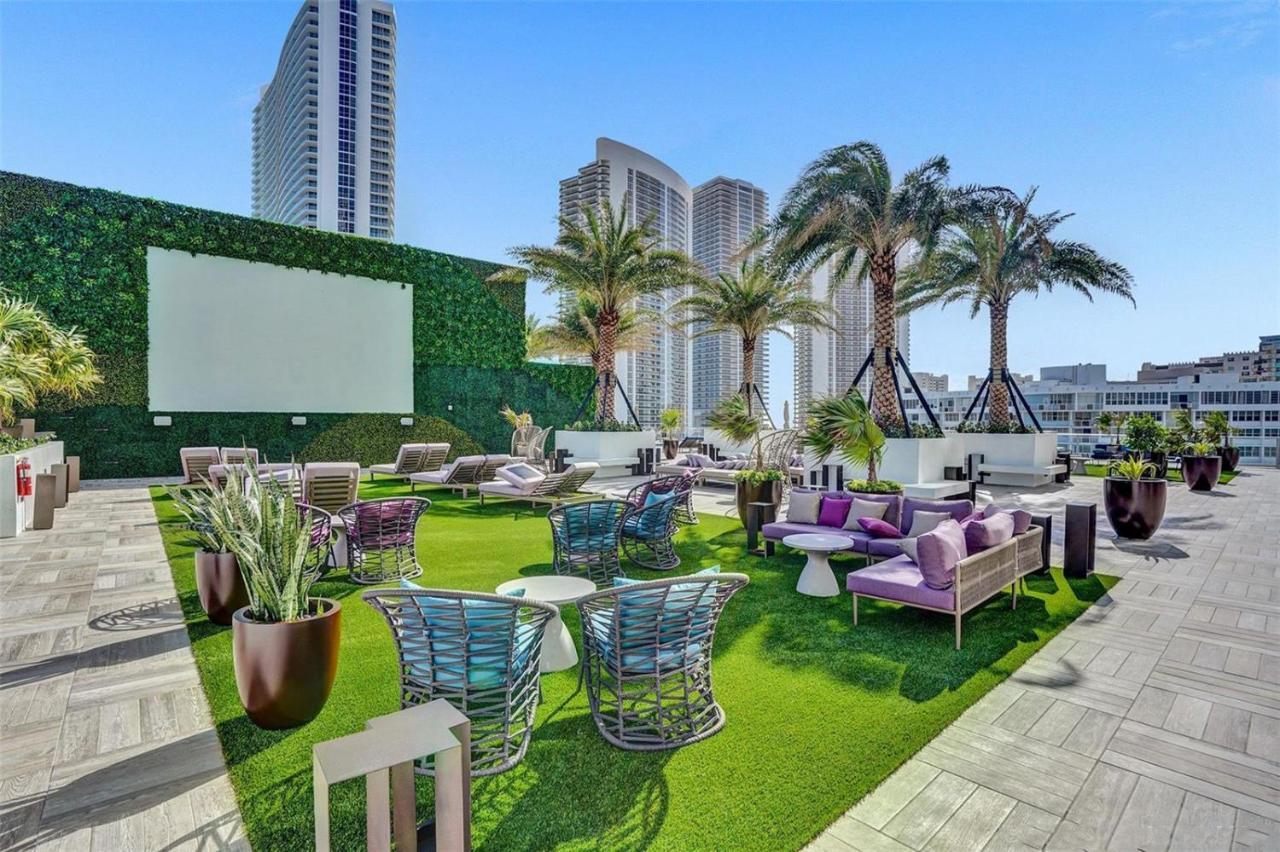 Hyde House - Luxury Waterfront 2Br 2Ba Apartment Suite With Direct Ocean View, Roof Top Pool, Resort Amenities 할리우드 외부 사진
